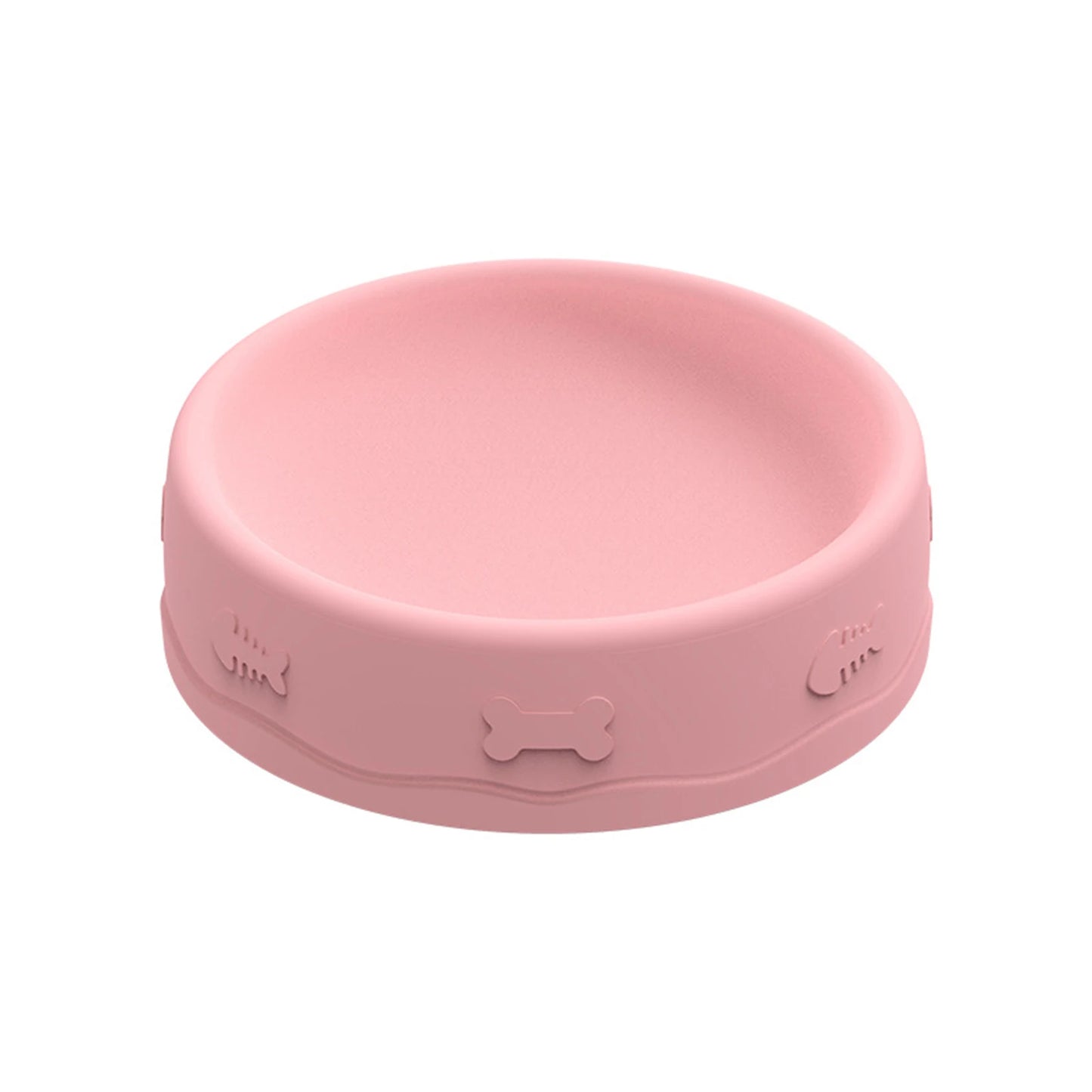 2-in-1 Pets Silicone, 10 Degree Tilted Multifunctional Portable Double-sided Food Water Bowls