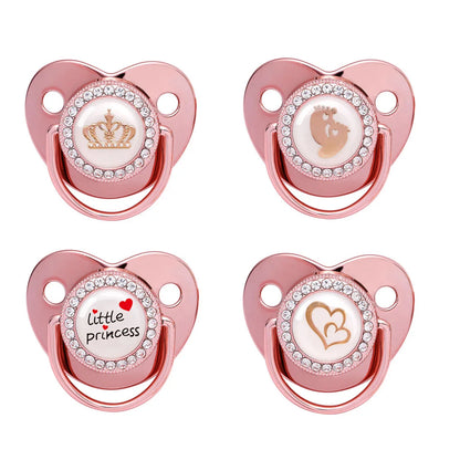 Newborn Pacifier BPA Free Infant Nipple, New Born Pacifiers For Babies I Love Mum Dad
