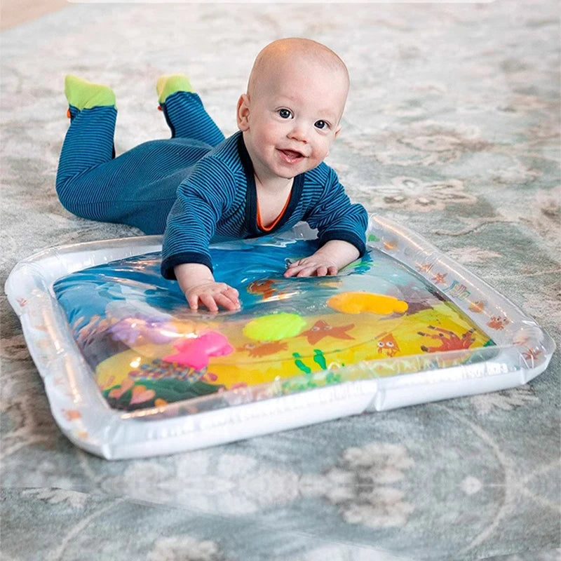 Tummy Time Water Play Mat   Inflatable Cushion 
 Baby Water Play Mat for Infants and Toddlers