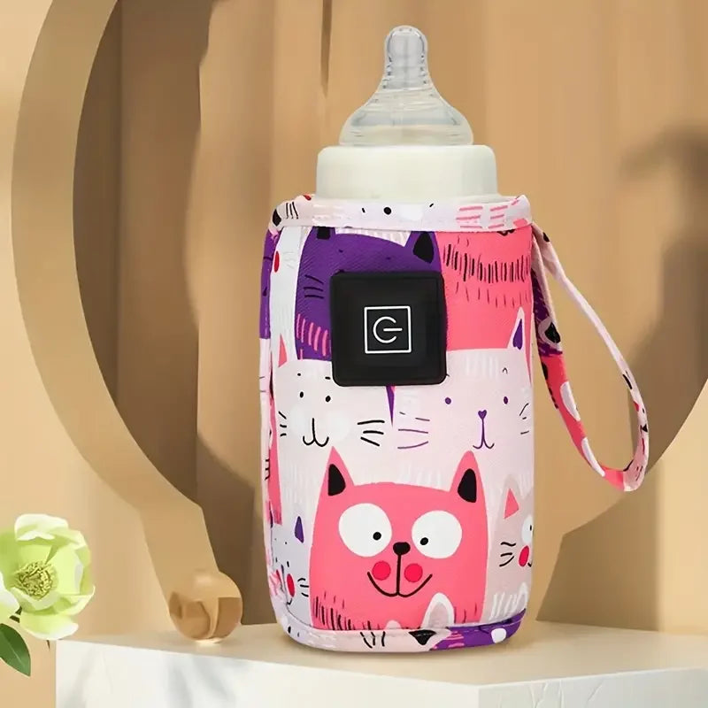 USB liquid Warmer, Travel Stroller Insulated Bag, Nursing Bottle Heater, Portable Bottle Feeding Warmer, Christmas, Hallowee