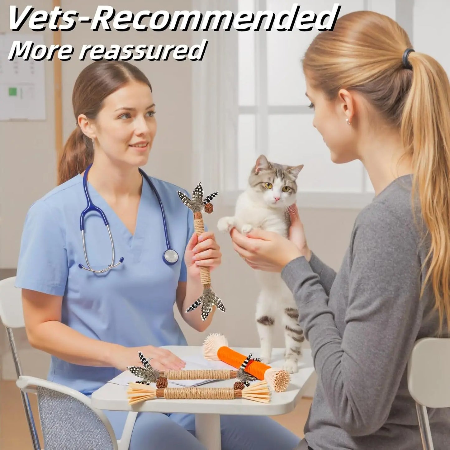 12 packs of Silver Vine Chewing Stick Cat Toys, 12 packs of Cat Therapy Catnip Toys