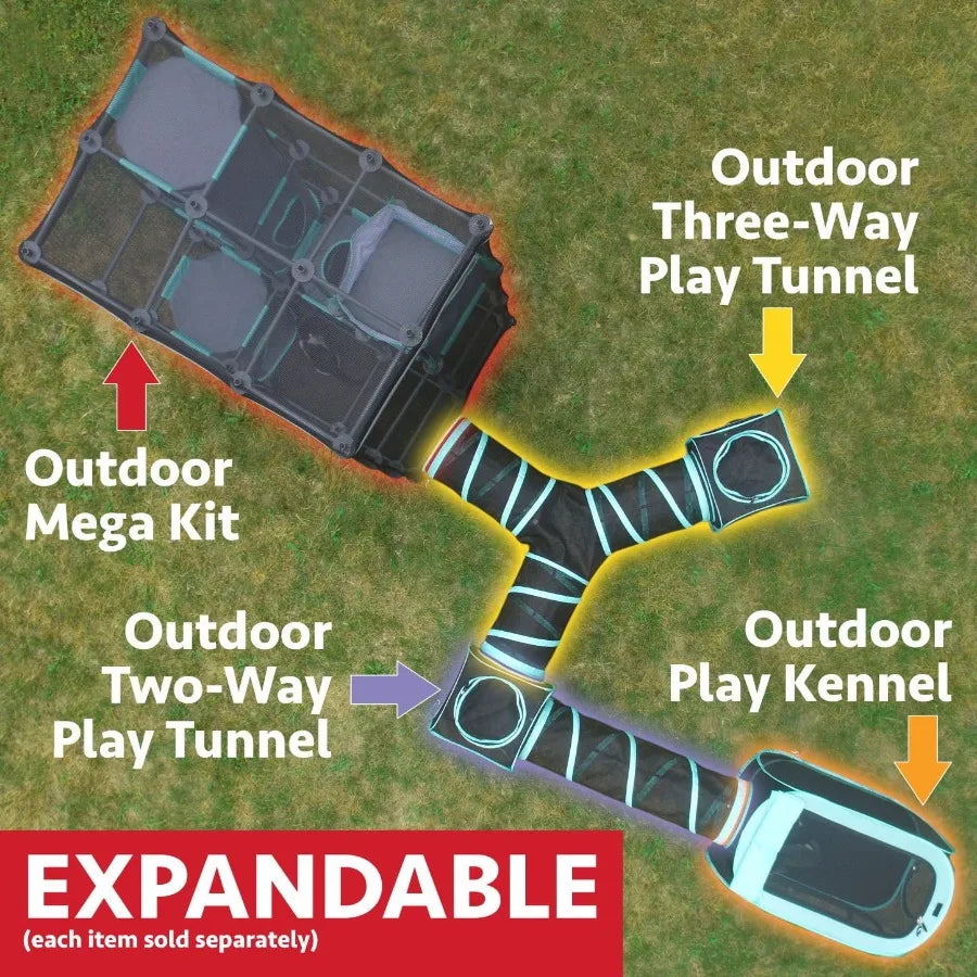 Cat Toys Outdoor 2Way Mesh PopOpen