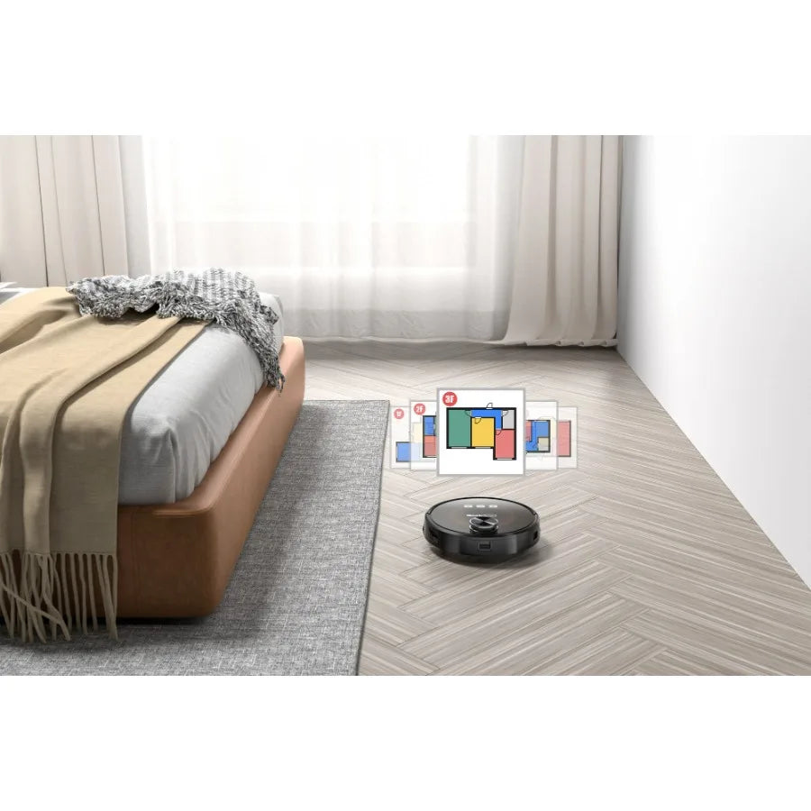 L8 Robot Vacuum Cleaner and Mop LDS Navigation WiFi Connected APP Selective Room Cleaning