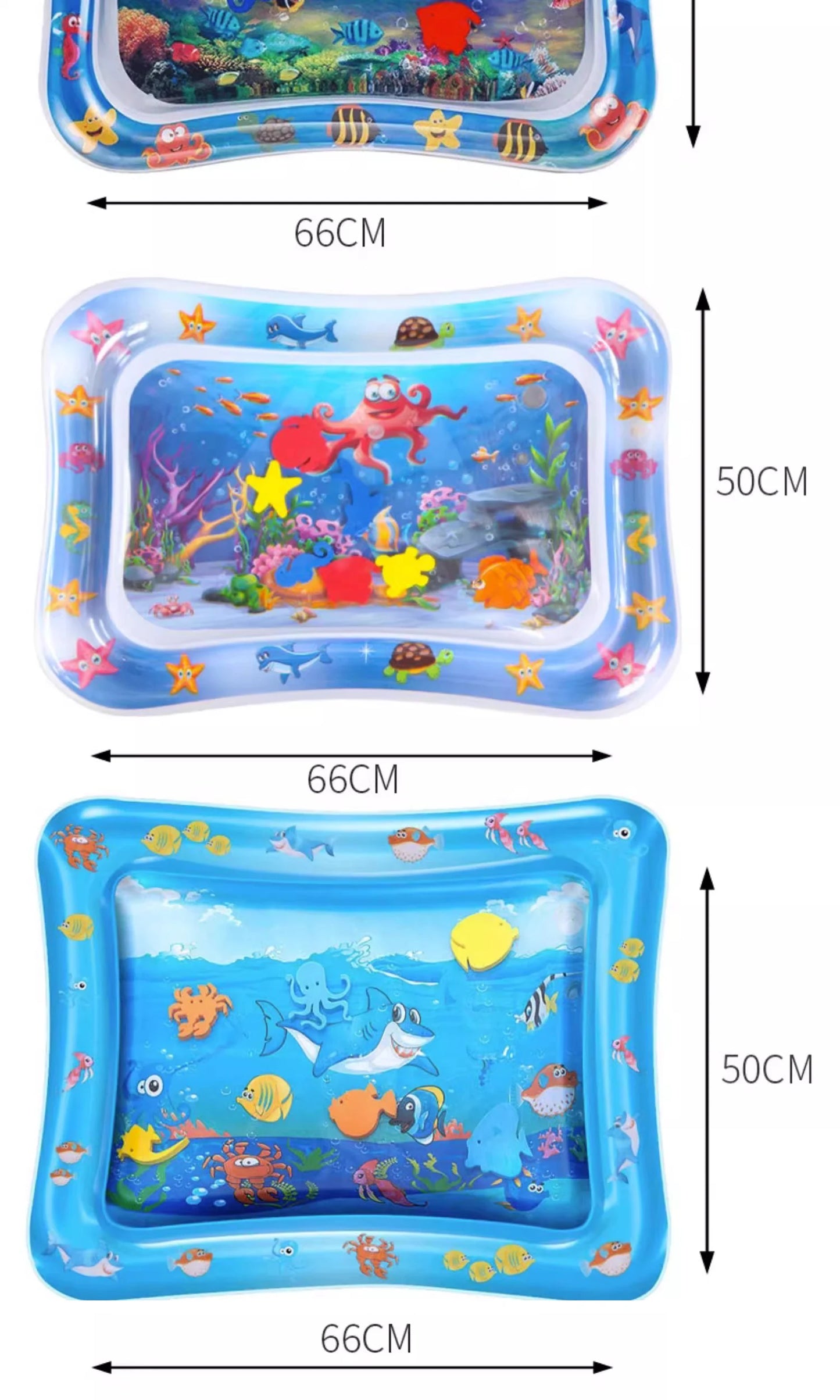 Tummy Time Water Play Mat   Inflatable Cushion 
 Baby Water Play Mat for Infants and Toddlers