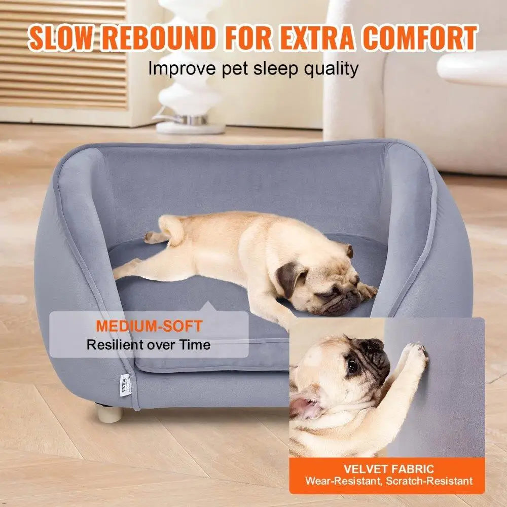 Pet Sofa Bed for small Dogs and Cats Couch for Pets Up to 66 lbs Weight Capacity