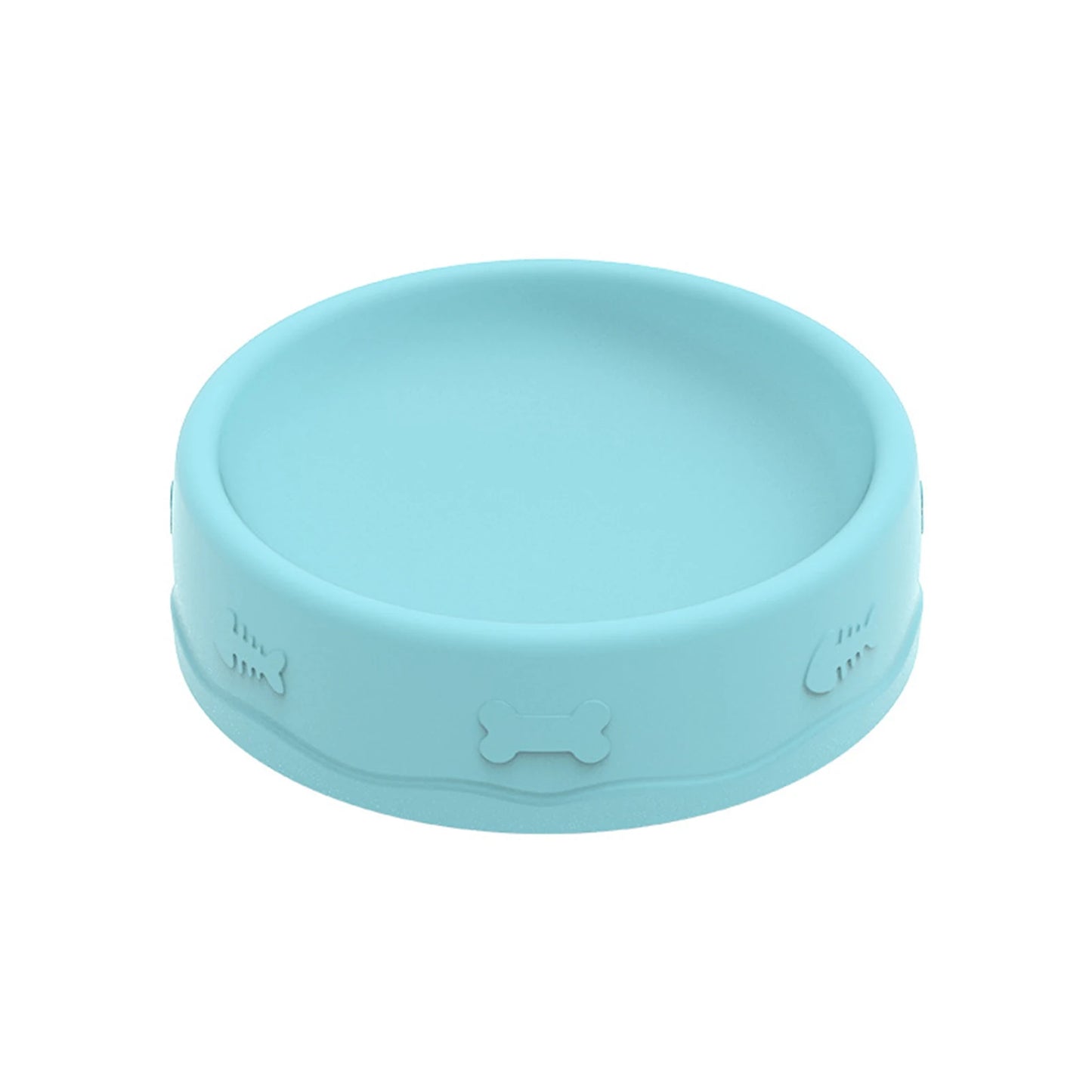 2-in-1 Pets Silicone, 10 Degree Tilted Multifunctional Portable Double-sided Food Water Bowls