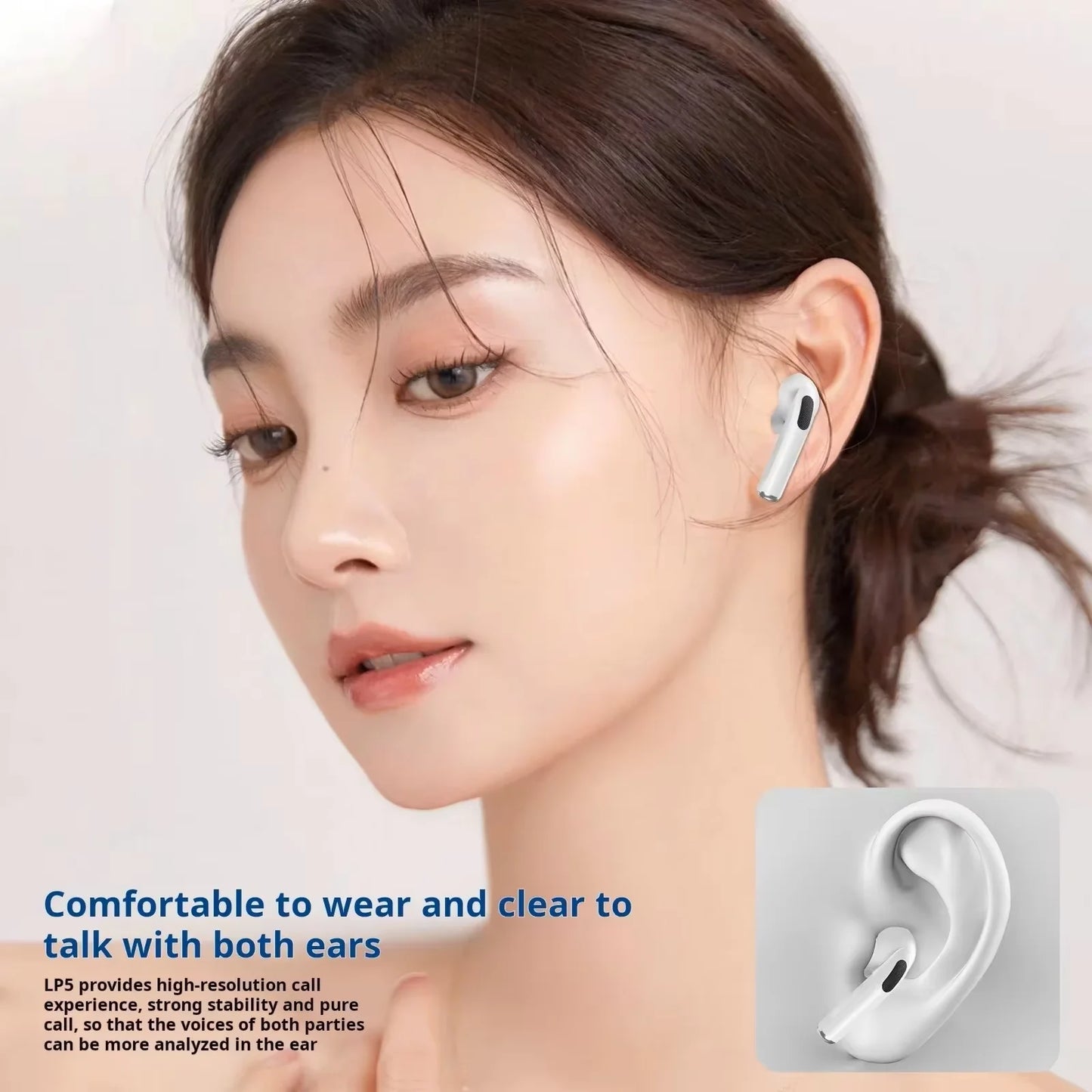 Wireless Bluetooth Earphones Pro 5 TWS Max Sport Earbuds  In Ear Noise Cancelling Headset For iPhone Android Headphone