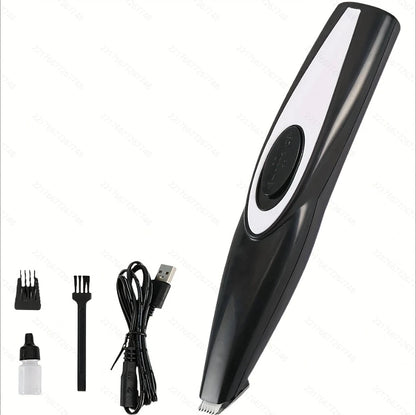 Dog Clippers Grooming Kit Hair Clipper-Low Noise Paw Trimmer- Rechargeable - Quiet Nail Grinder Shaver for Cats and Other Pets ﻿