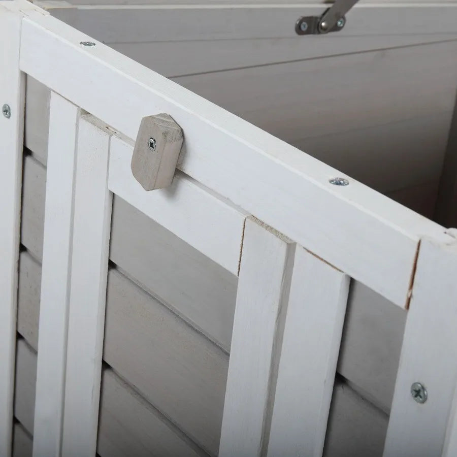 Modern Wooden Outdoor Retreat House with Openable Roof for Small Pets Weatherproof